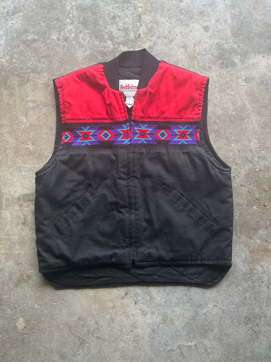 (L) Vintage Western Aztec Vest