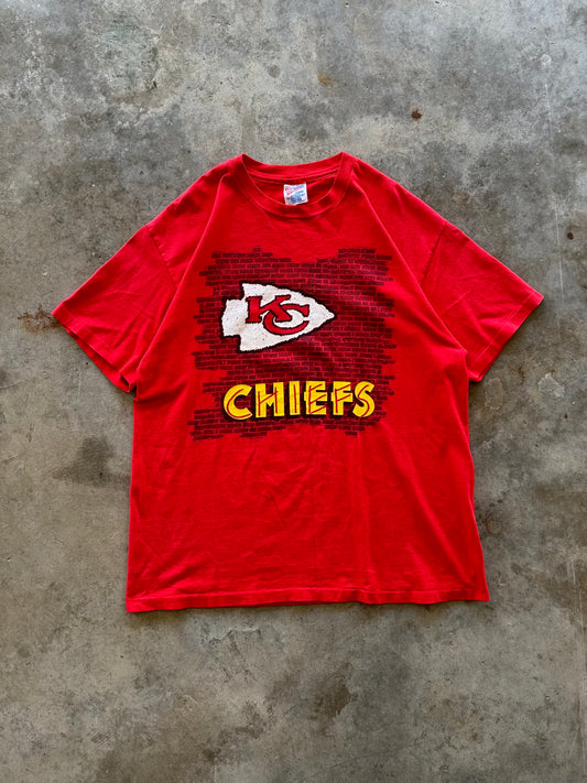 (XL) Vintage 90's KC Chiefs Tee