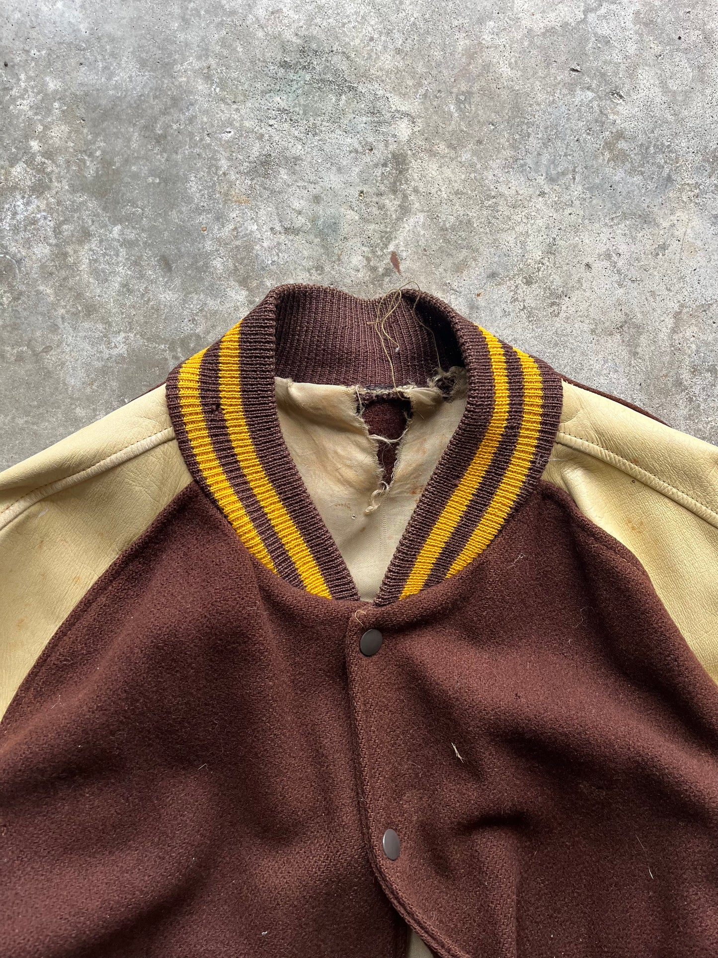 (L) Vintage 80s Varsity Jacket