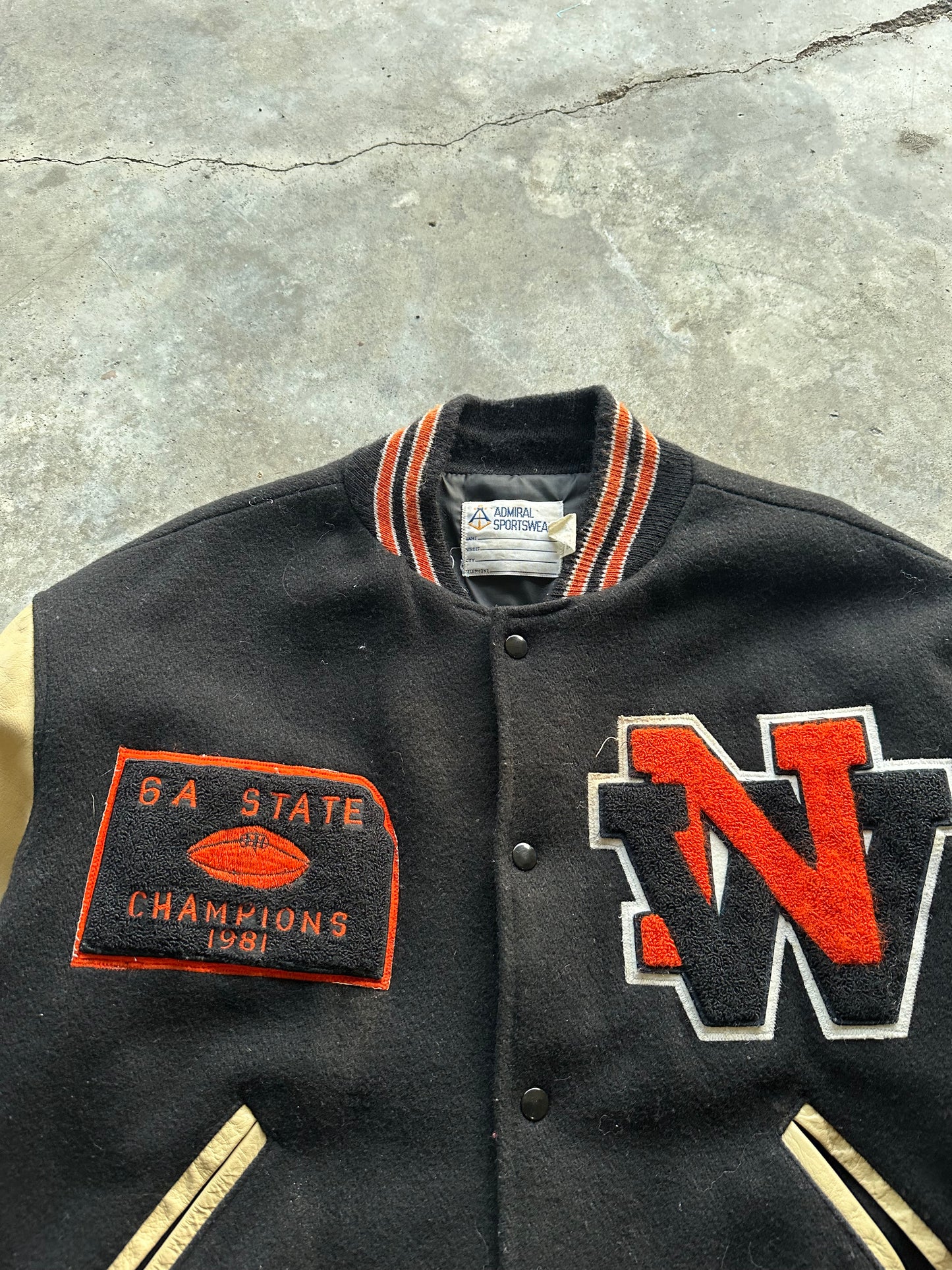 (XL) 1981 State Champion Varsity Jacket