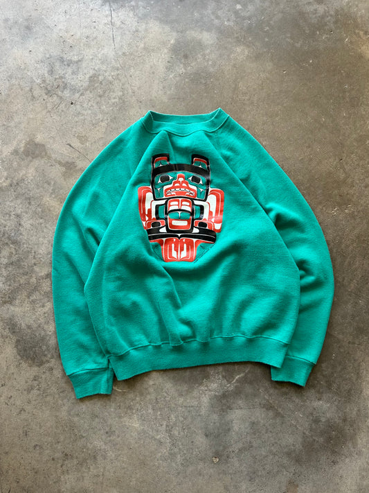 (L) 1986 Abstract Earth Sweatshirt