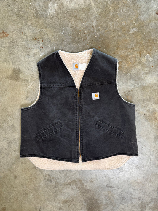 (XL) Vintage Carhartt Wool-Interior Vest