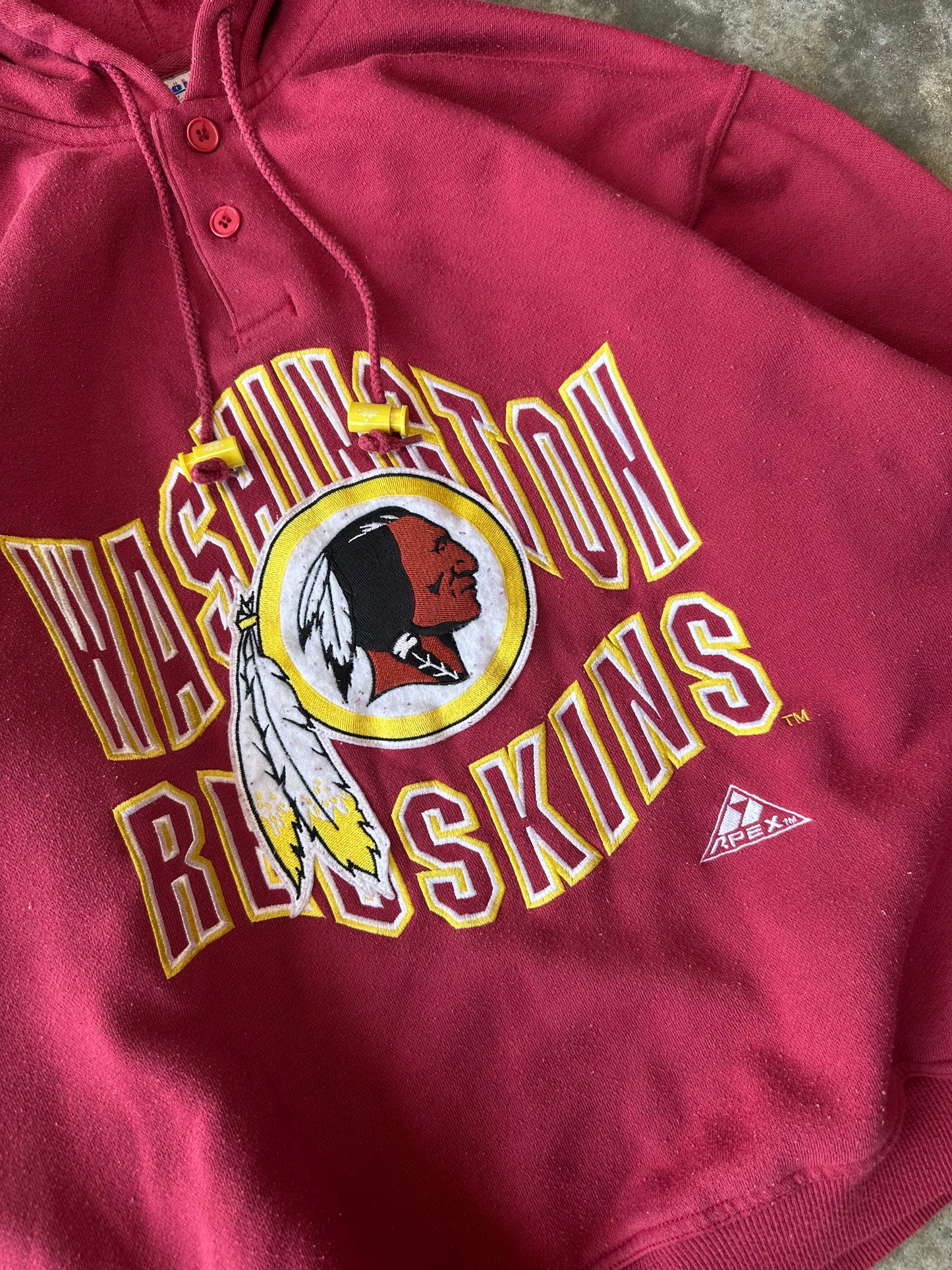 (L) Vintage Washington Redskins Hoodie