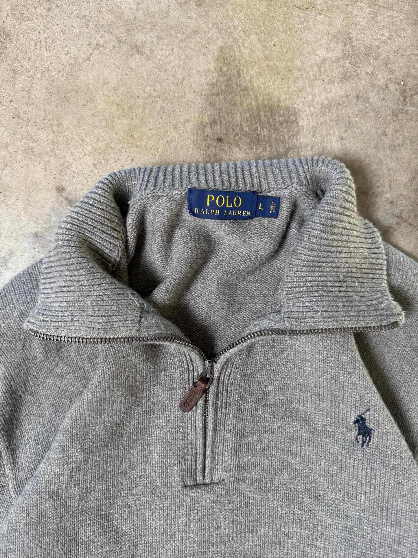 (L) 00s Polo Quarter-Zip