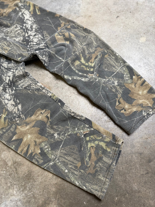 (XL) Vintage 90s Camo Sweatpants