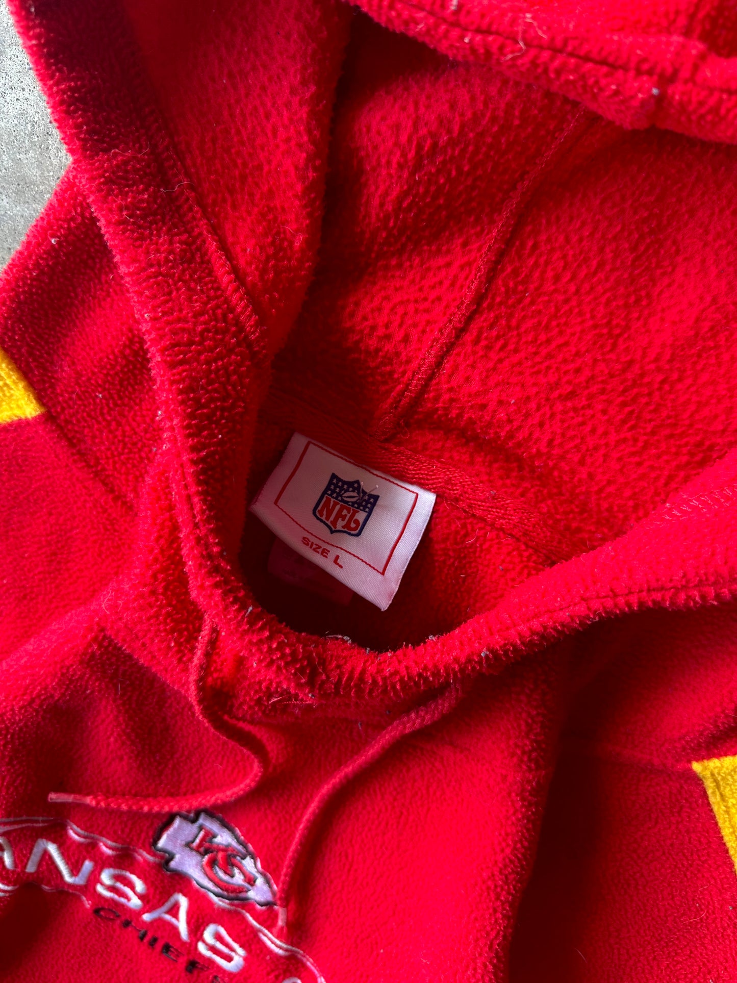 (L) 00s Chiefs Fleece Hoodie