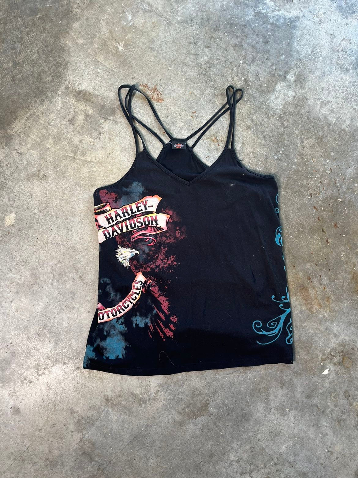 (XL) 00s Harley Wmns Tank-Top