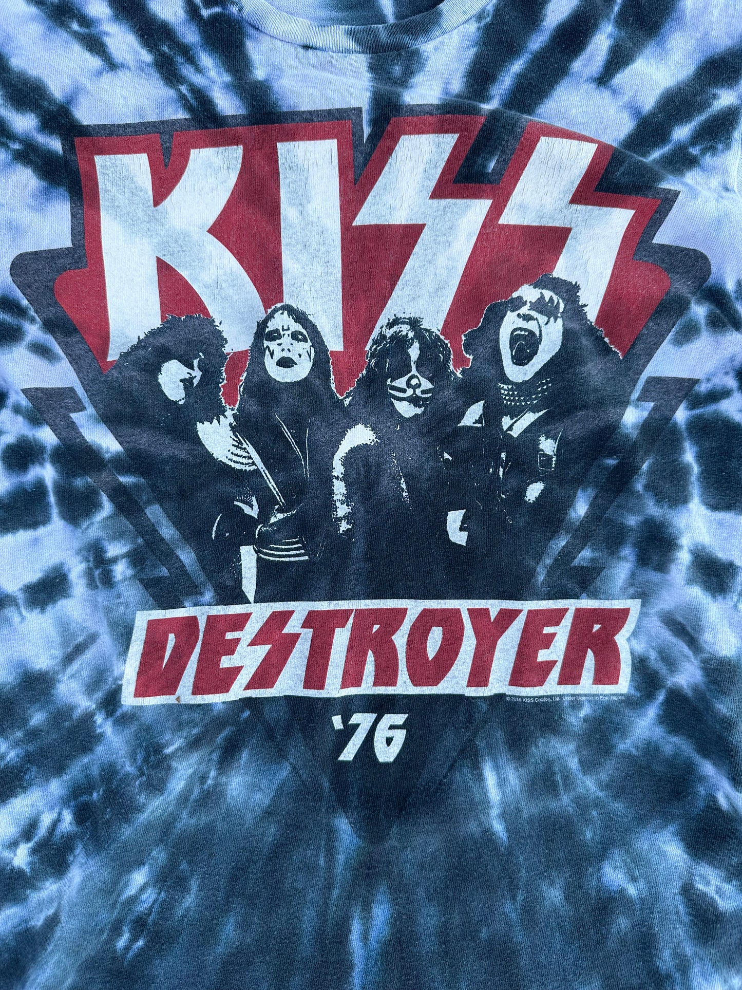 (S) Tie Dye Kiss 'Destroyer' Tee