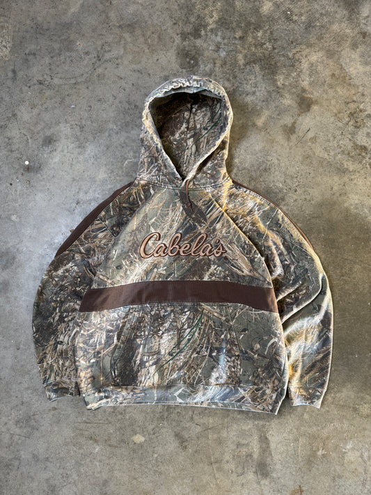 (XXL) Vintage Cabela's Camo Hoodie