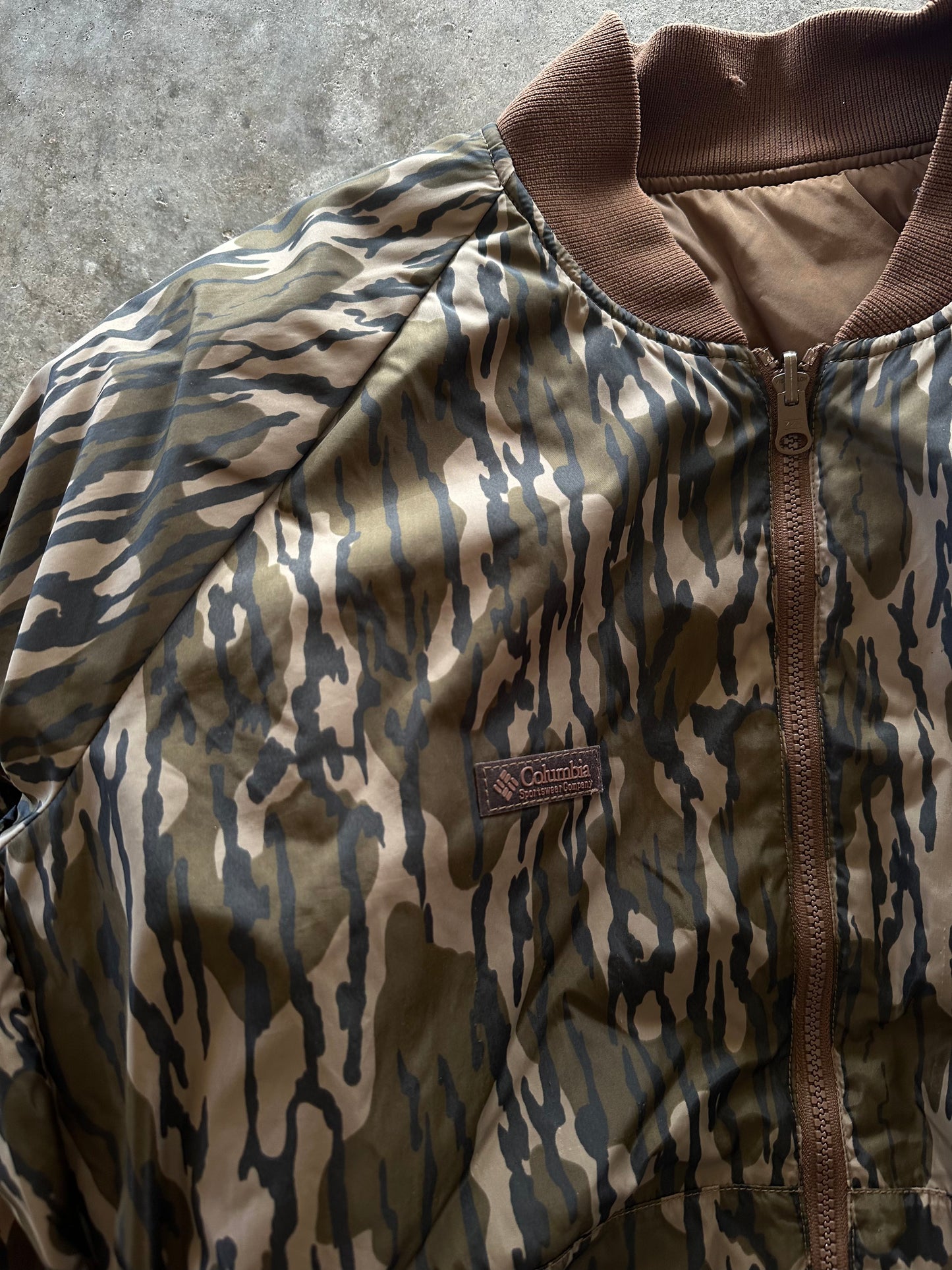 (M/L) 00s Columbia Camo Reversible Jacket