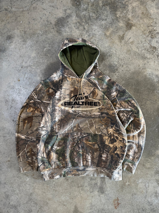 (XL) 00s Camo Hoodie