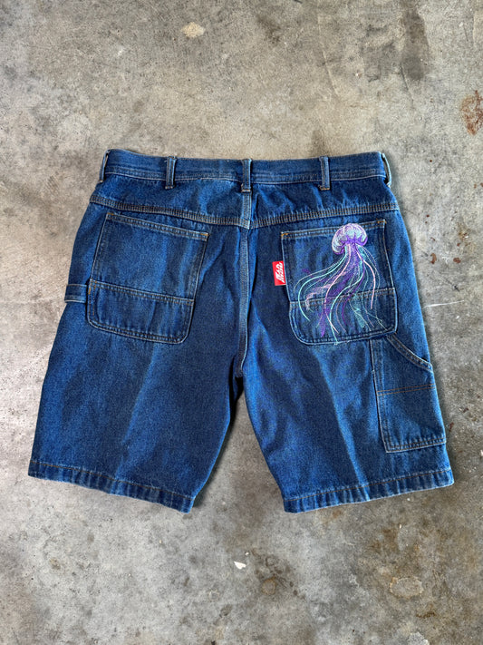 (36) New Vtg Jellyfish Denim Shorts