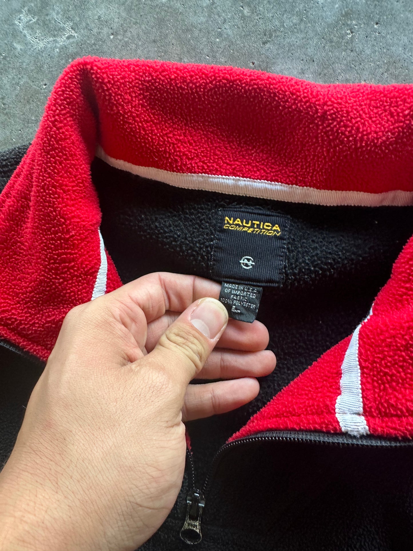 (L) Nautica Fleece Quarter-Zip