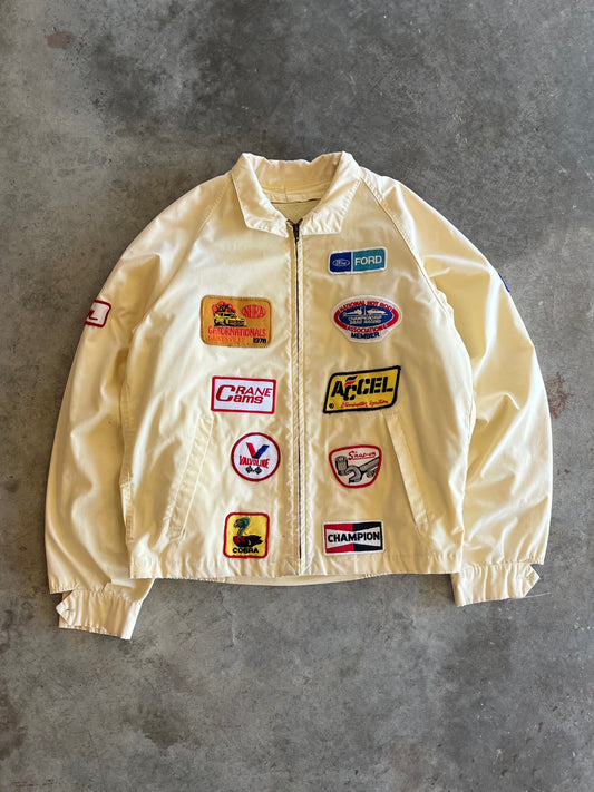 (L) Vintage Mechanics Patched Jacket