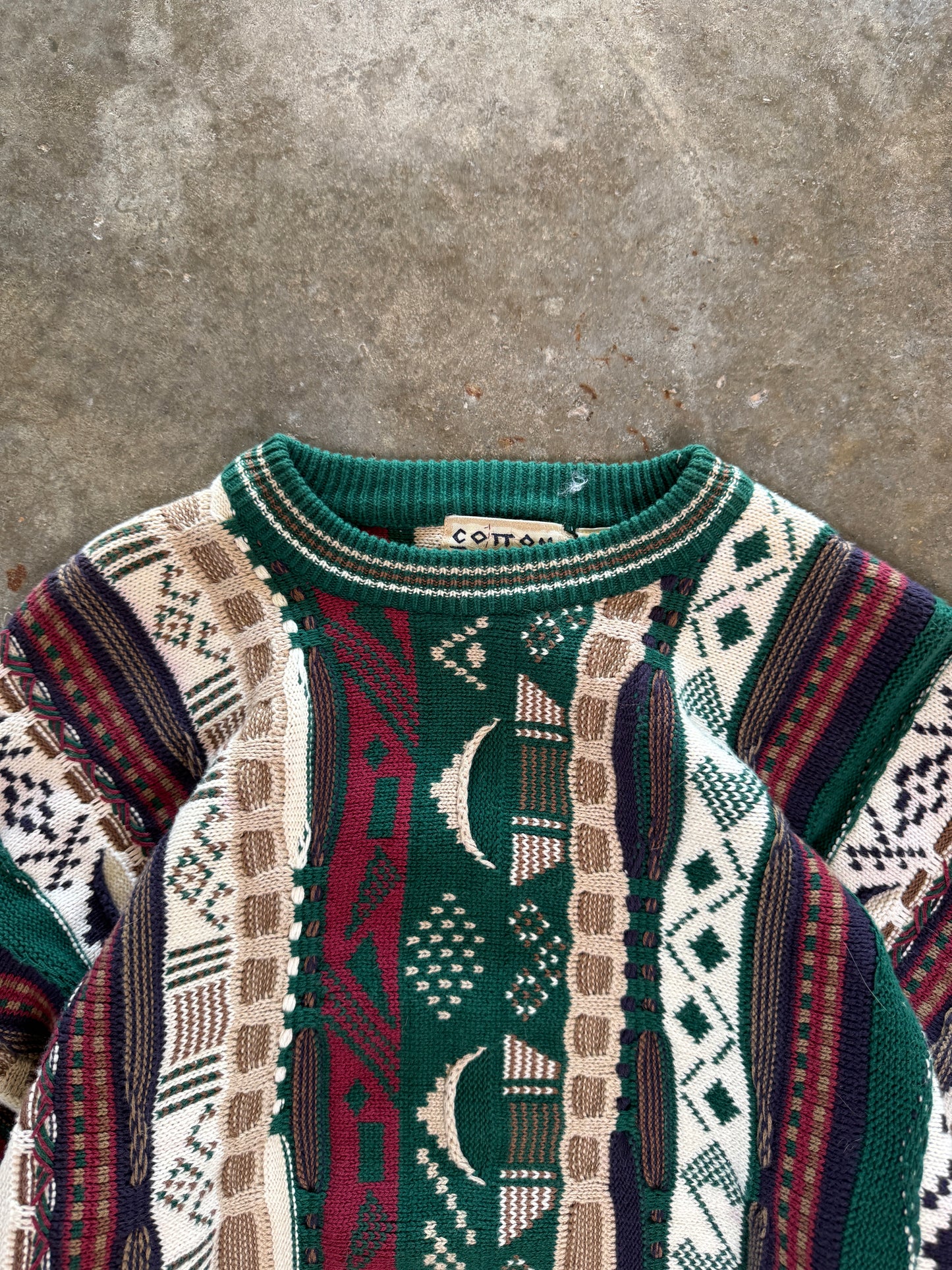 (L) Vintage Cotton Traders Sweater