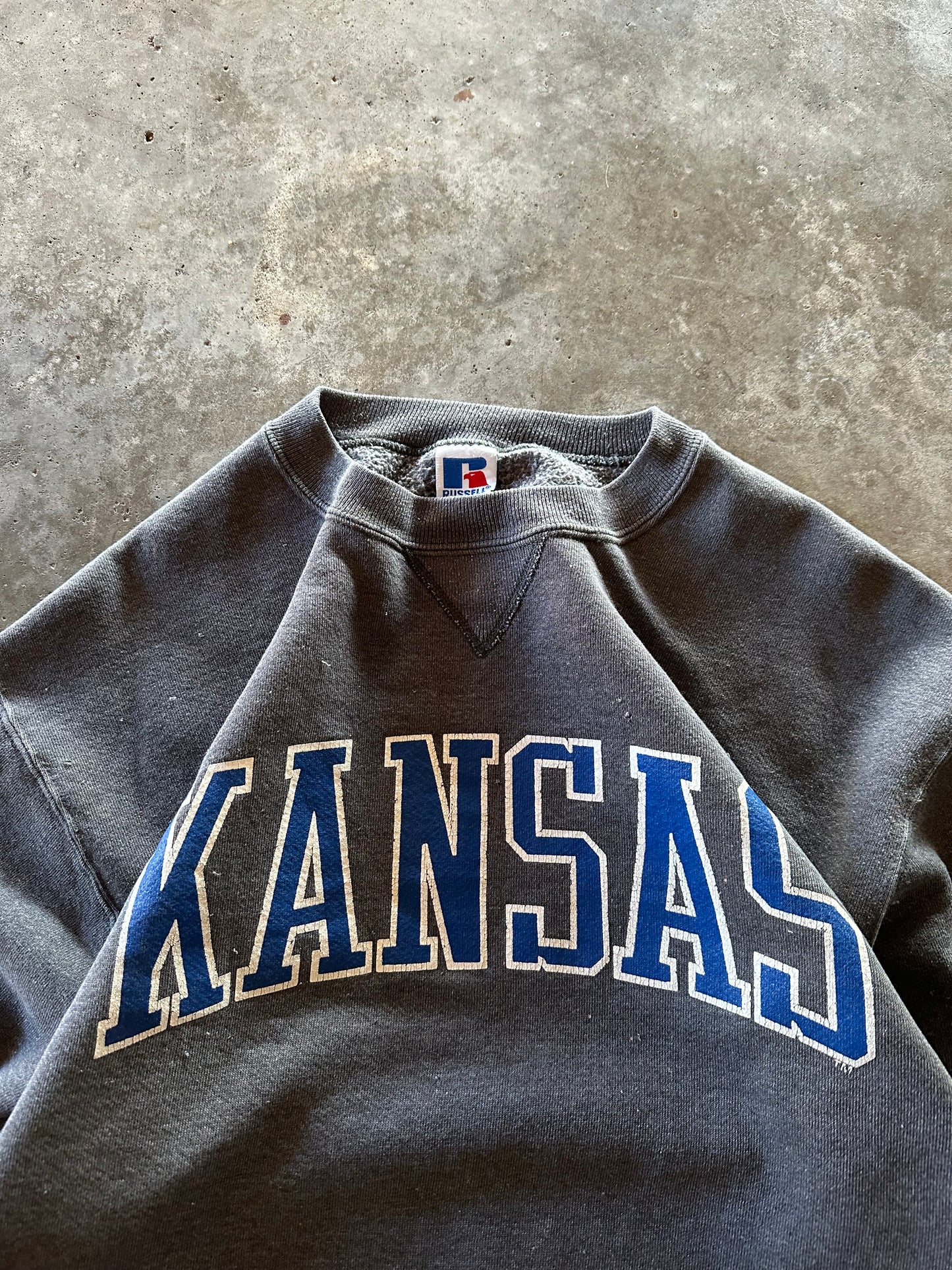 (L) Vintage Kansas Russell Sweatshirt