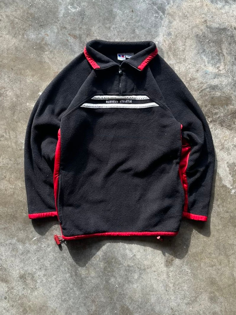 (L) Vintage 90s Russell Quarter Zip