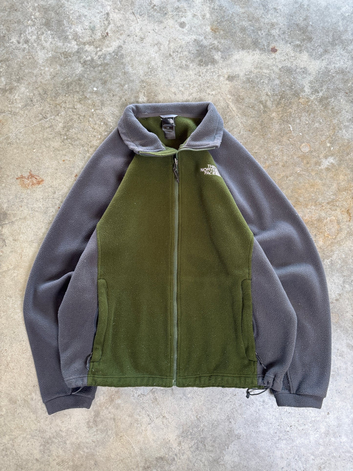 (L) 00s North Face Fleece Zip-Up