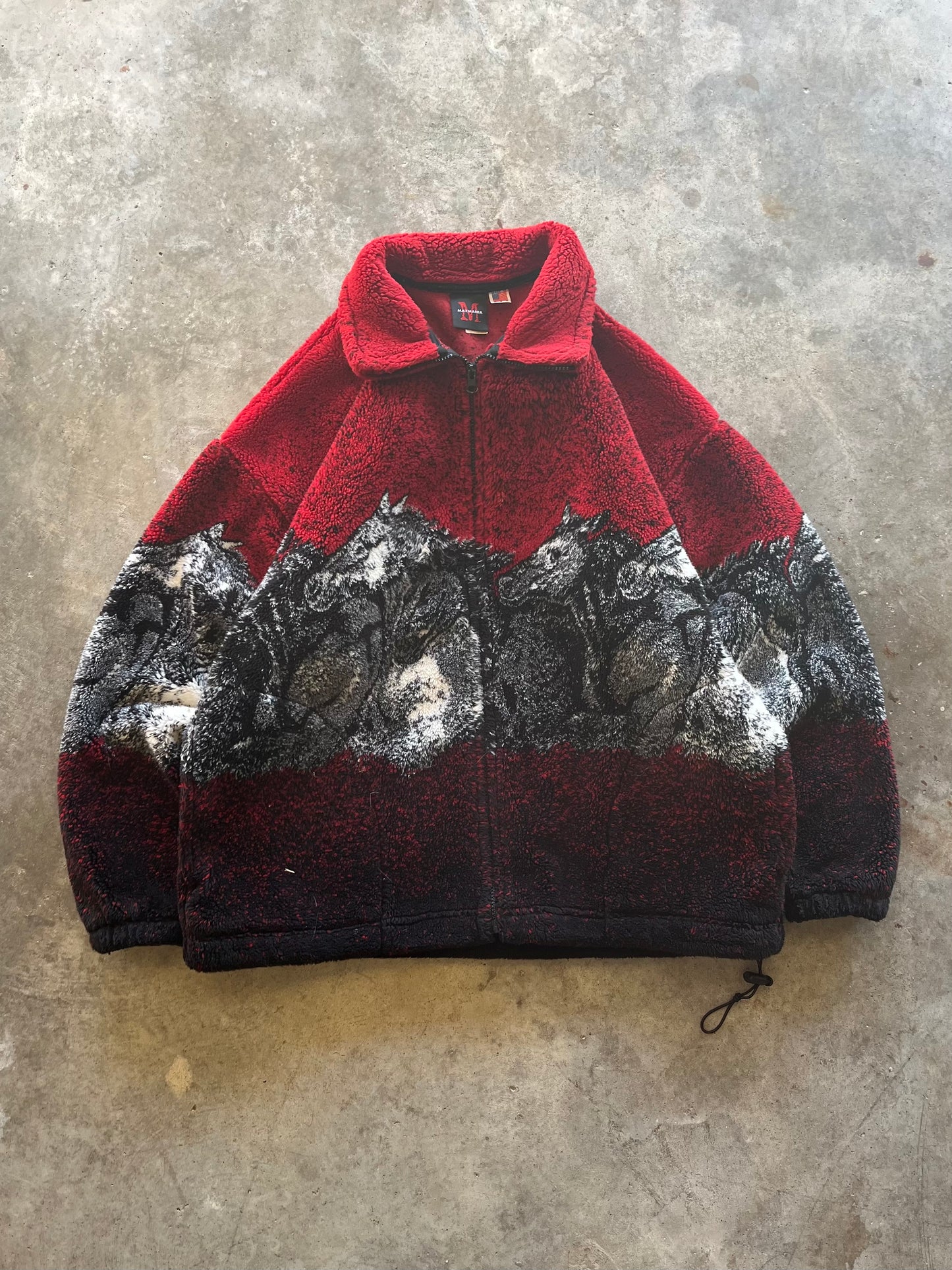 (M) Vintage Horse Fleece Zip-Up