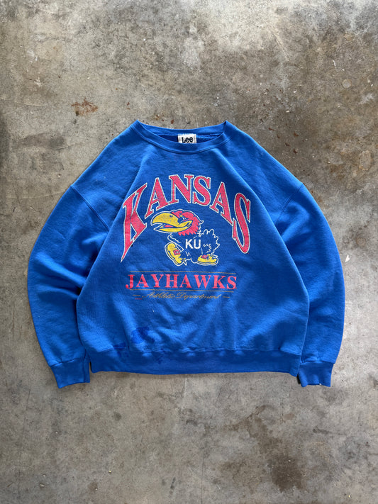 (XL) Vintage Kansas Jayhawks Sweatshirt