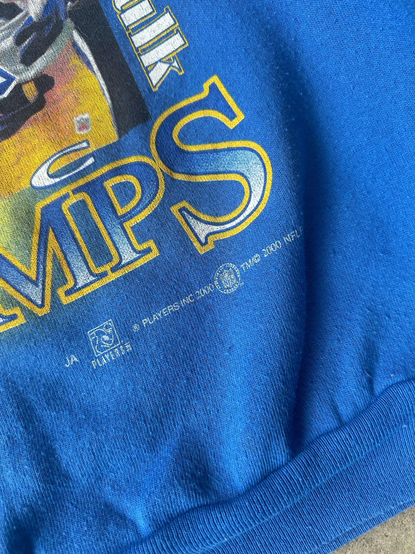 (M) 2000 Rams Champs Sweatshirt