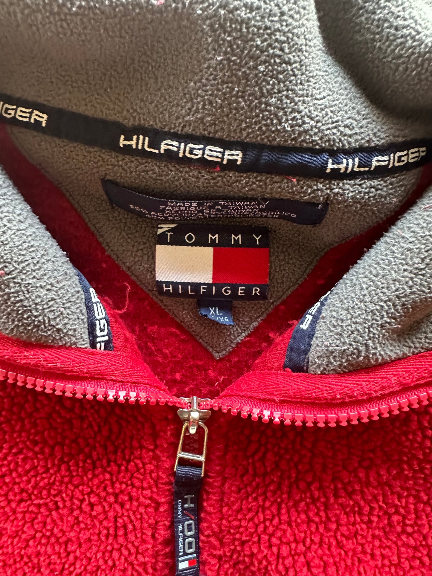 (XL) Tommy Hilfiger Fleece Quarter Zip