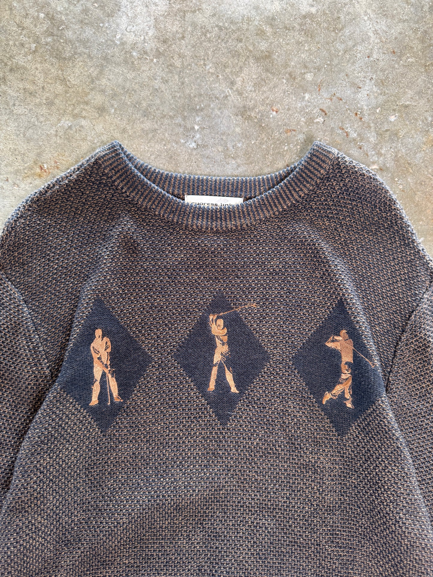 (M) Vintage Golf Sweater