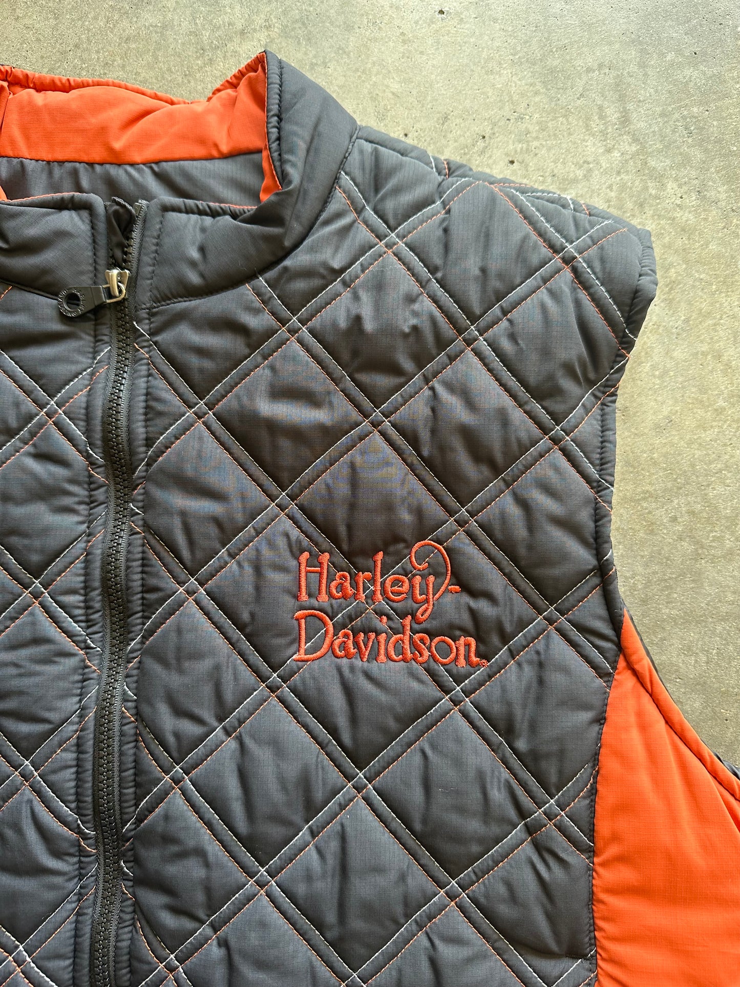 (XXL) Harley Davidson Quilted Vest