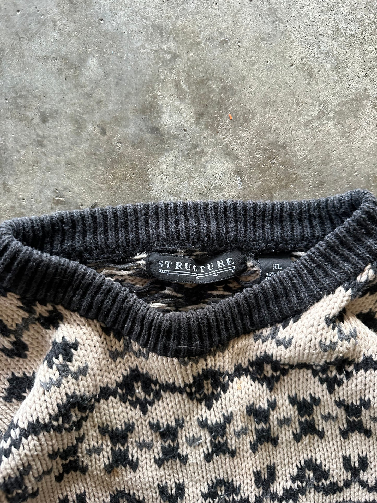 (XL) Vintage Knit Sweater