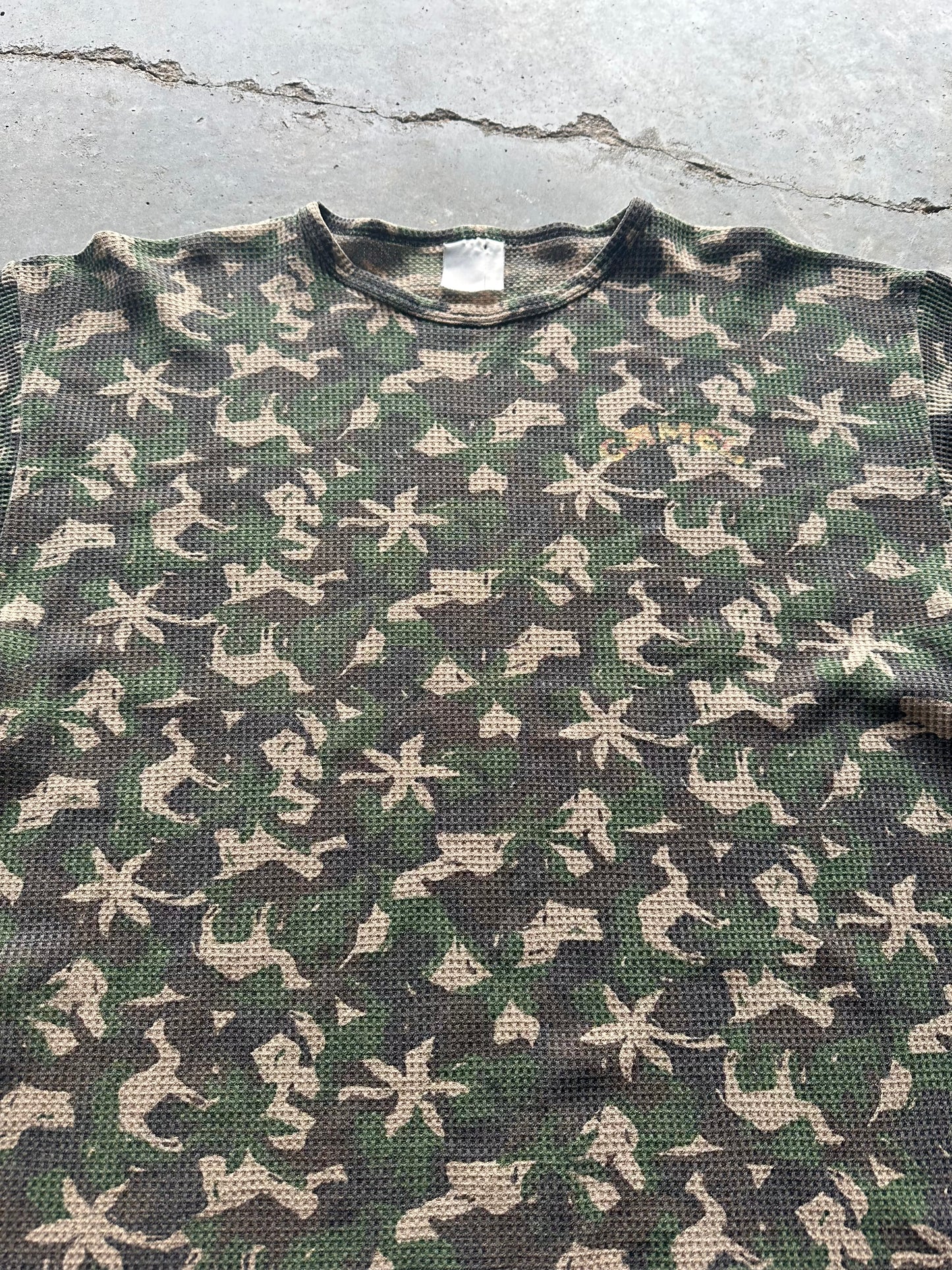 (XL) Vintage 90s Camel Camo Longsleeve