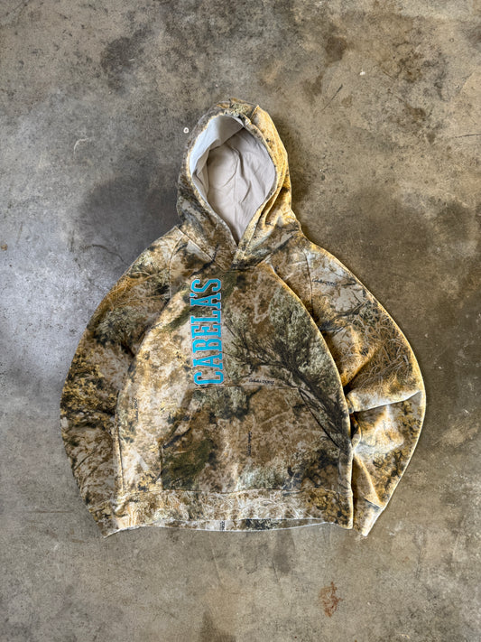 (L) 00s Cabela's Camo Hoodie