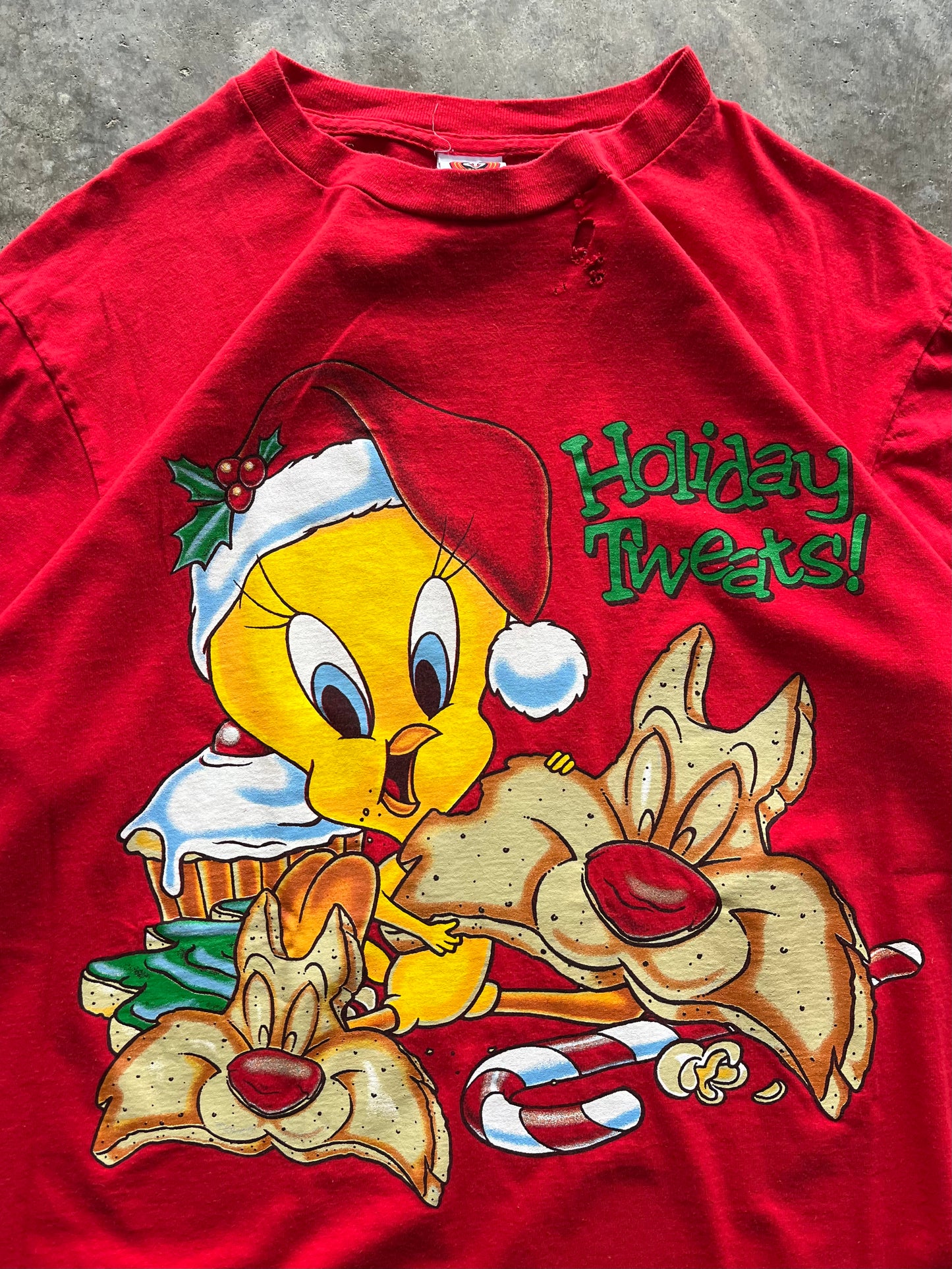 (XXL) 1998 Looney Tunes 'Holiday Tweats' Tee