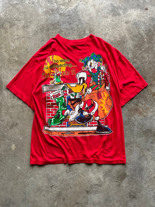 (XL) 1994 Daffy Duck Christmas Tee