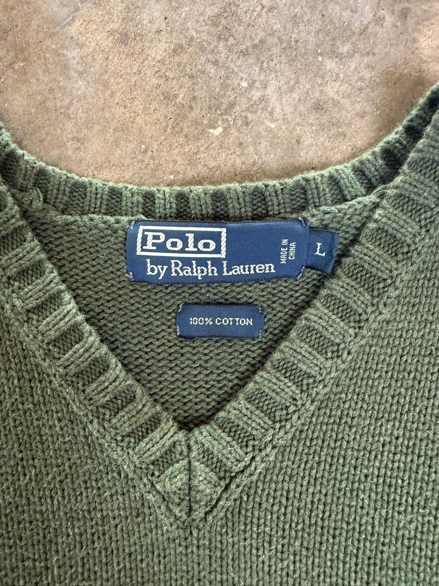 (L) 00s Polo Sweater Vest