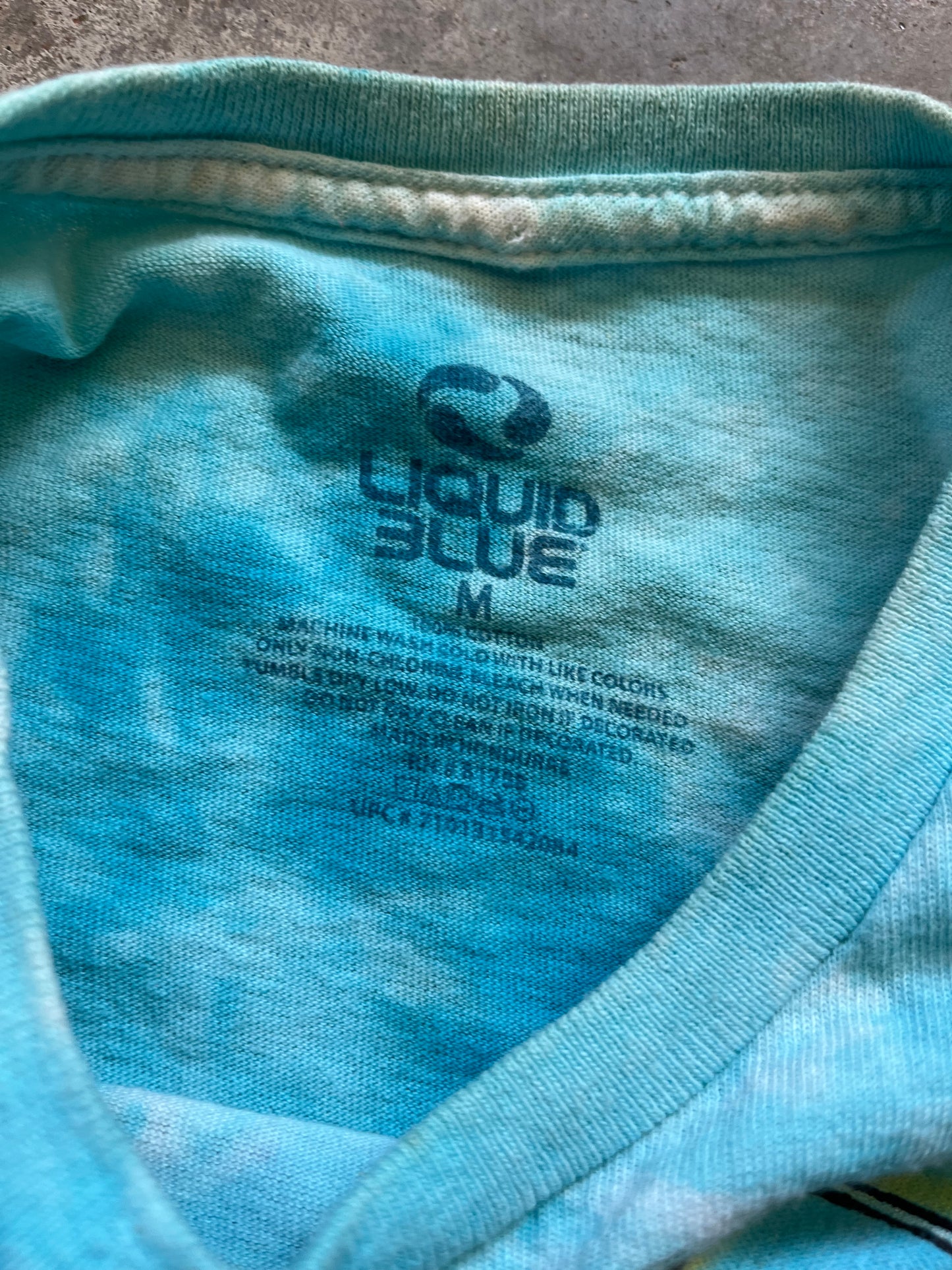 (M) 00s Liquid Blue Tee