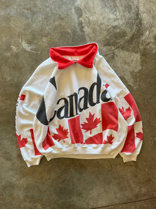 (XL) Vintage Canada Quarter-Zip