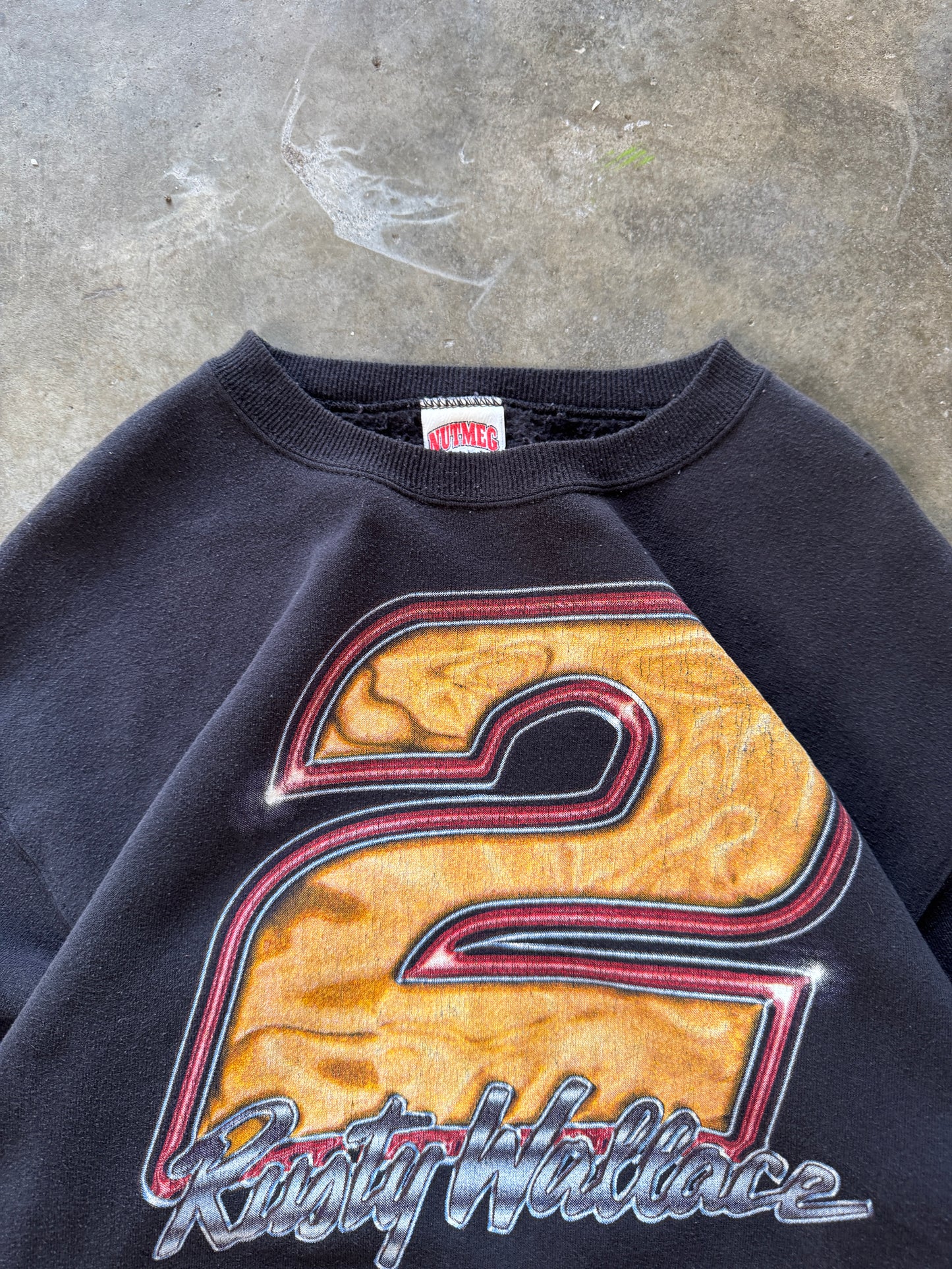 (L) Vintage Rusty Wallace Sweatshirt