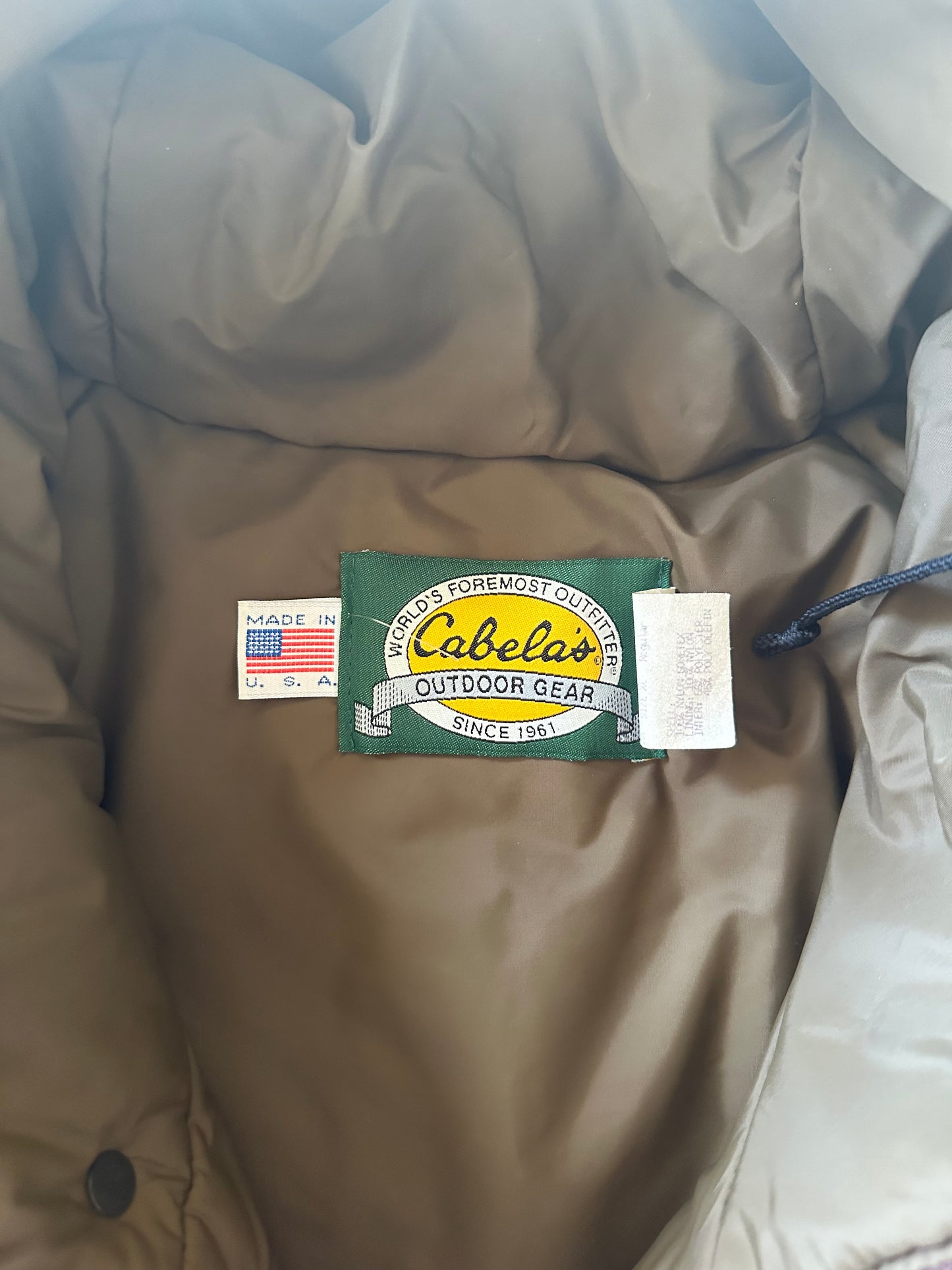 (XL) 90's Cabela's Duck Camo Canvas Jacket