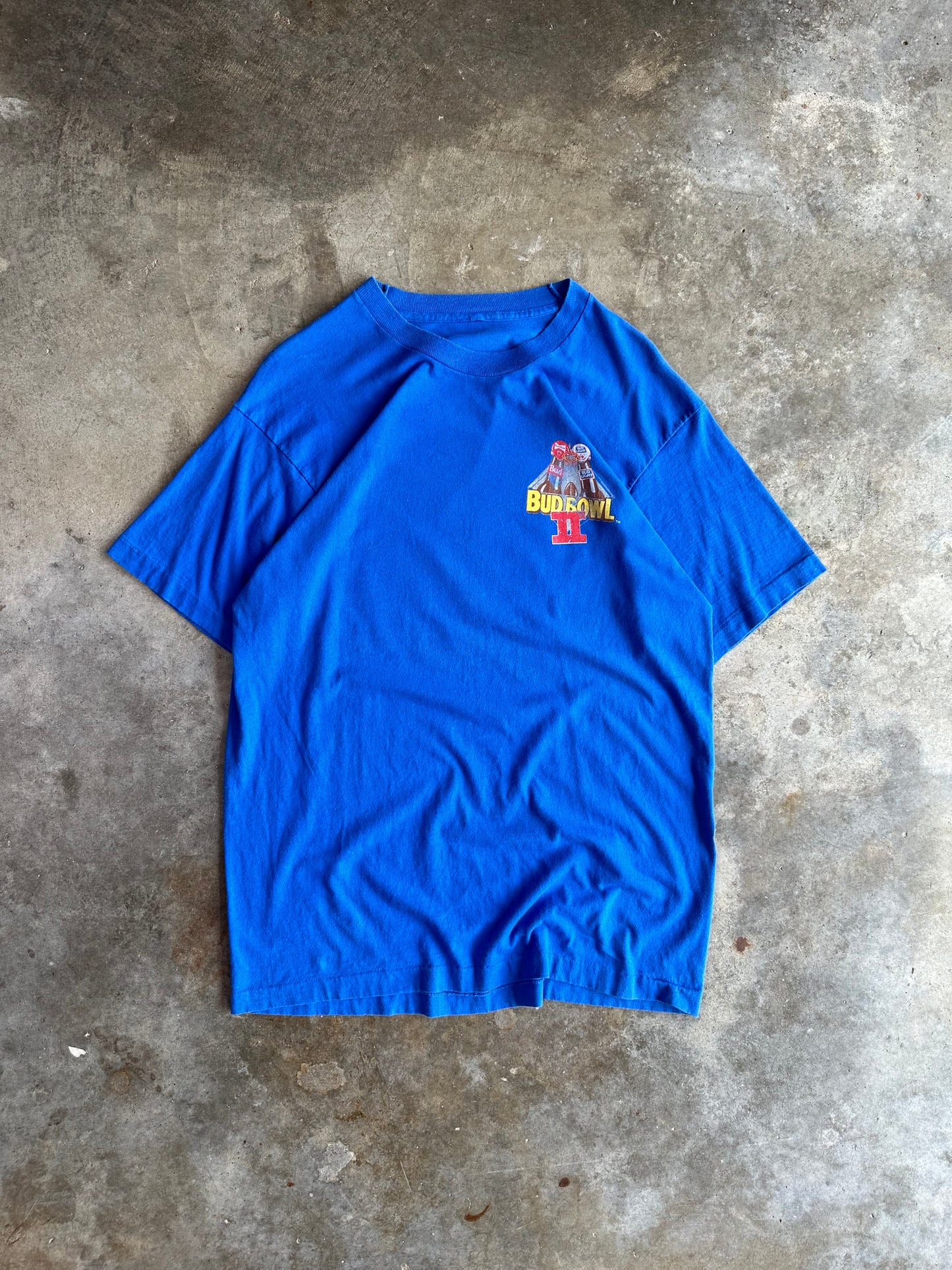 (XL) Vintage Bud Light 'Bud Bowl' Tee