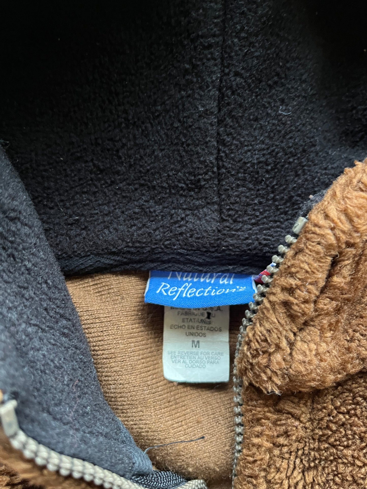 (M) Natural Reflections Hooded Fleece