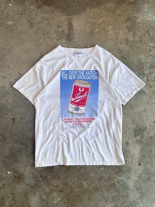 (L) 1994 'New Sucksation' Beer Tee