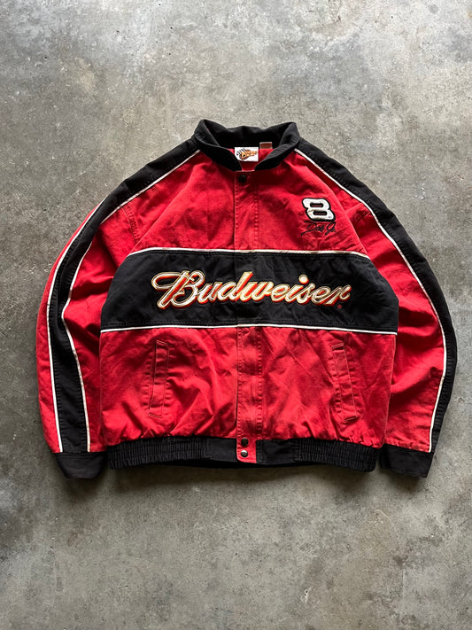 (XL) Vintage Budweiser Racing Jacket