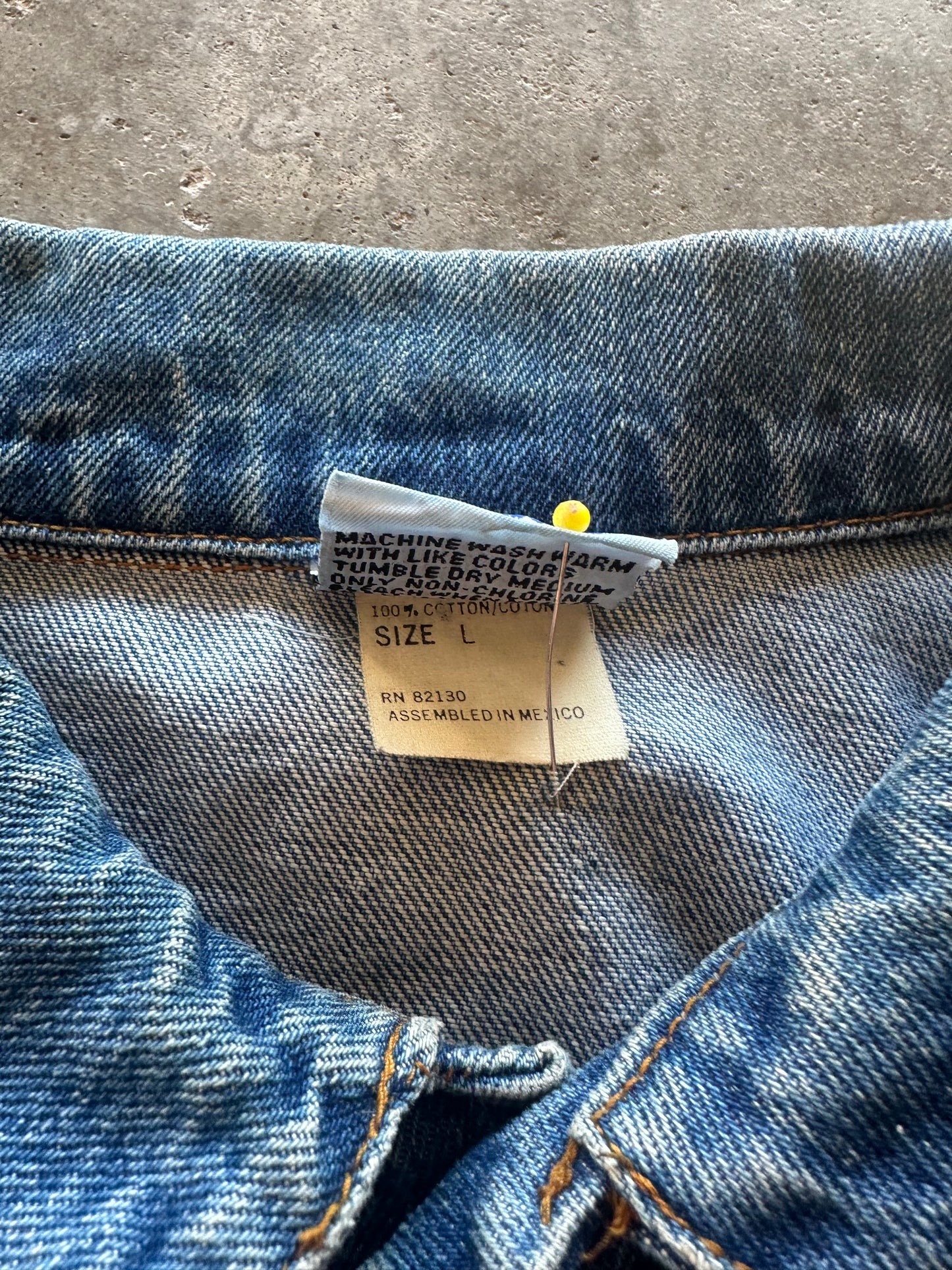 (XL) Vintage Denim Express Jacket