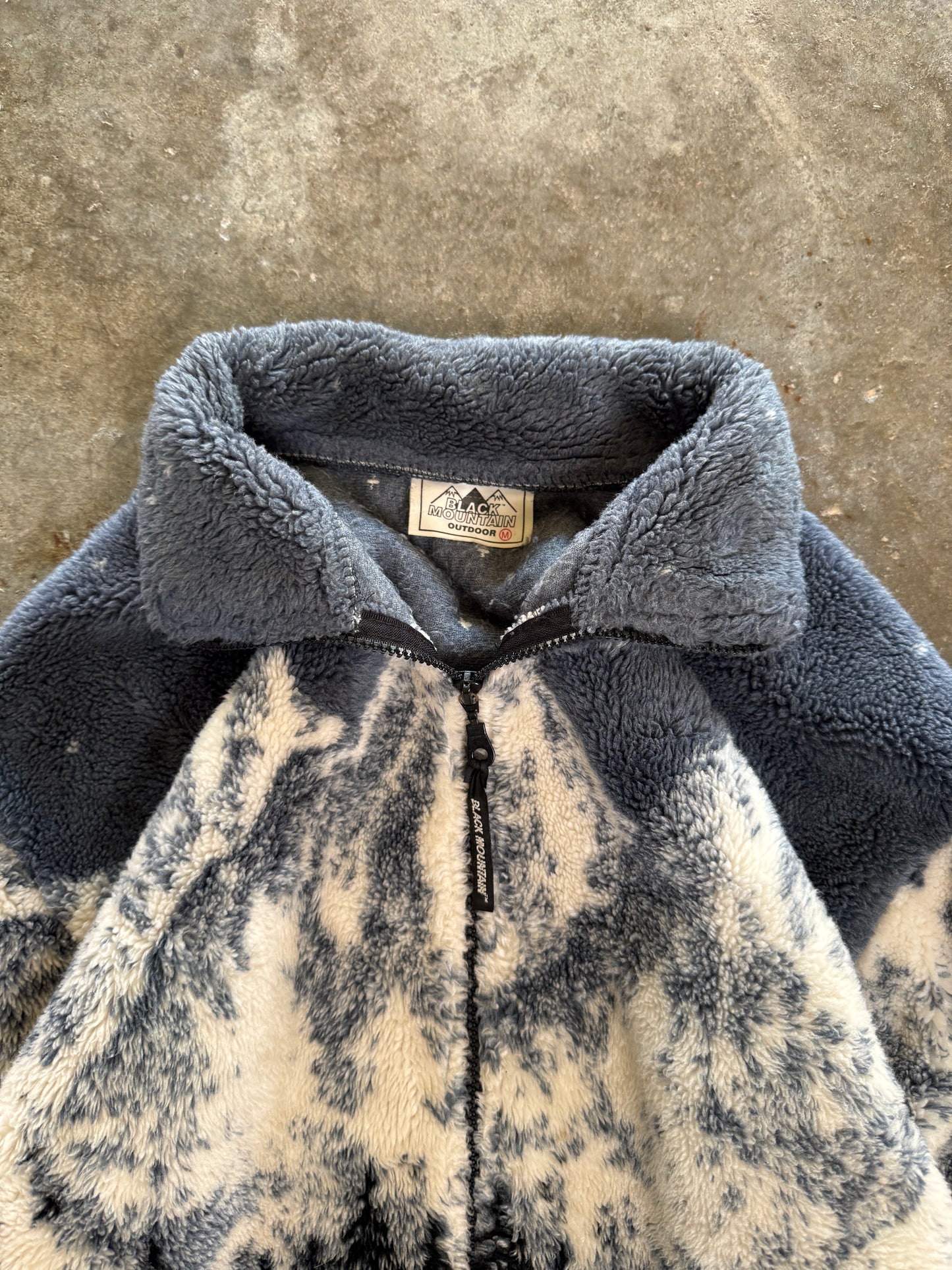 (M) Vintage Winter Fleece Zip-Up