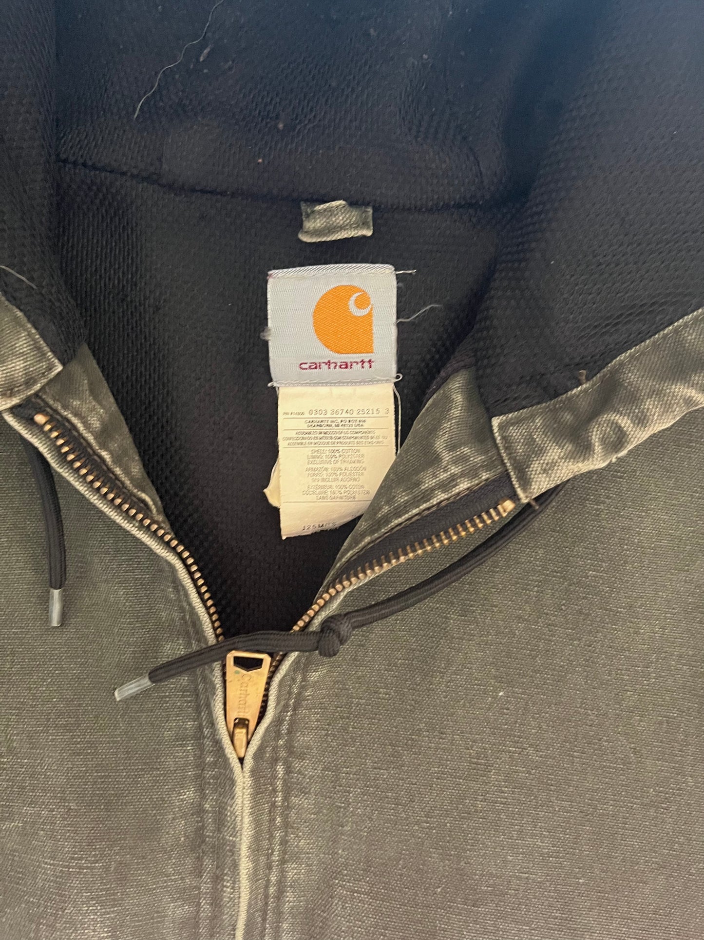 (XXL) Vintage Carhartt Faded Hooded Jacket