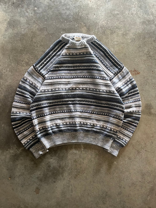 (XL) Vintage Striped Sweater