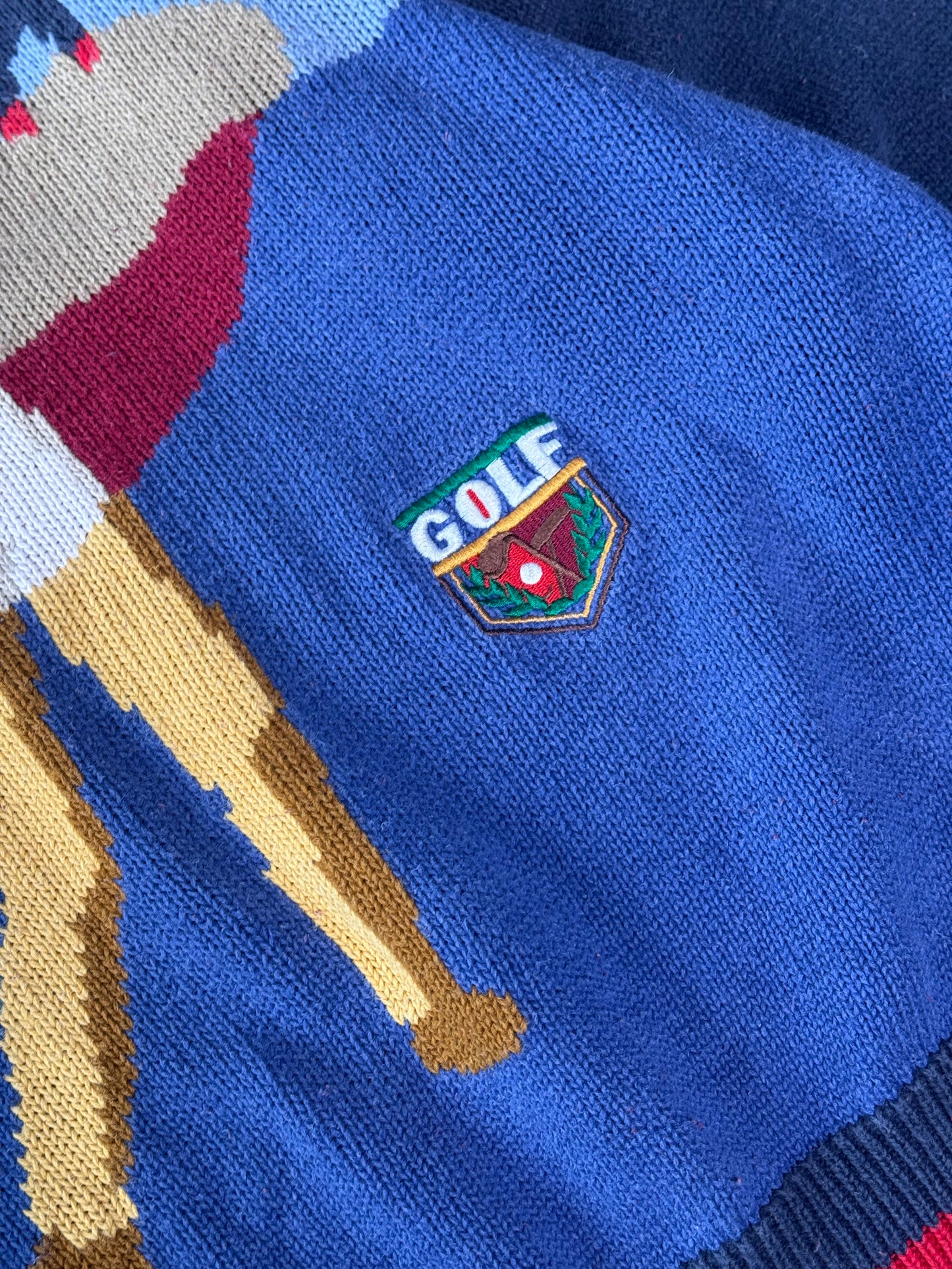 (L) Vintage Golf Sweater