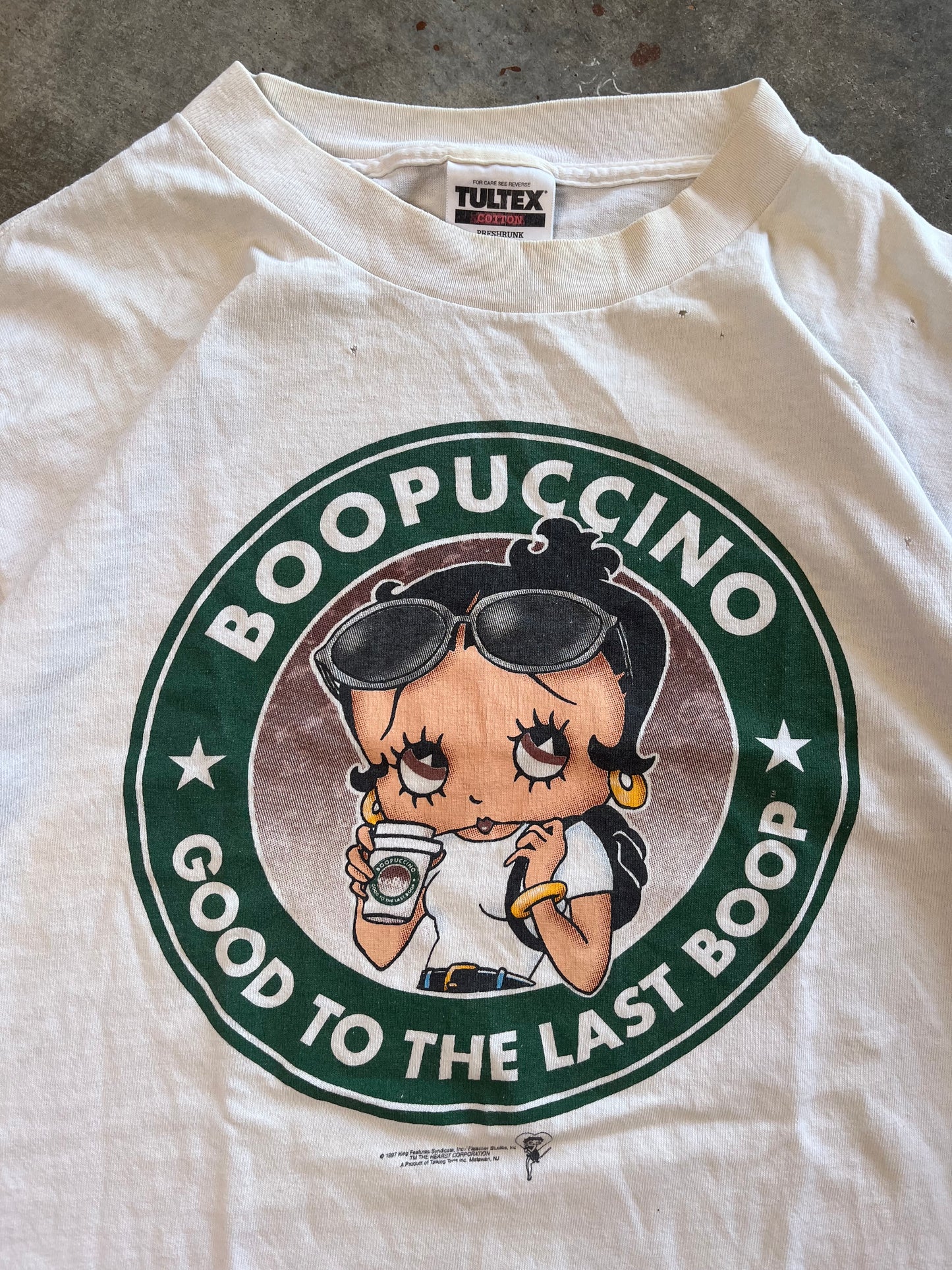 (L) 1997 Betty Boop Boopuccino Tee