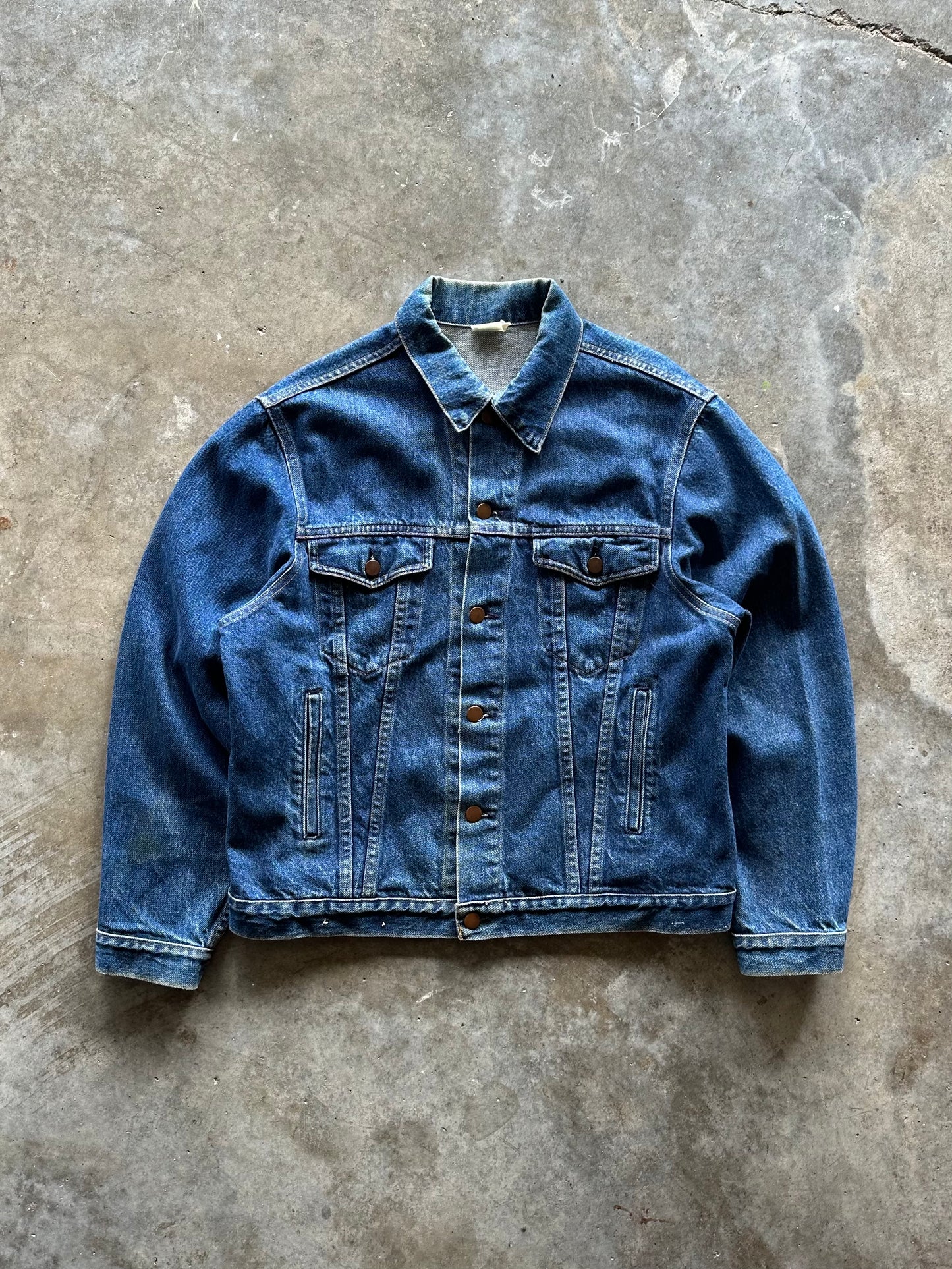 (M) Denim Button-Up Jacket