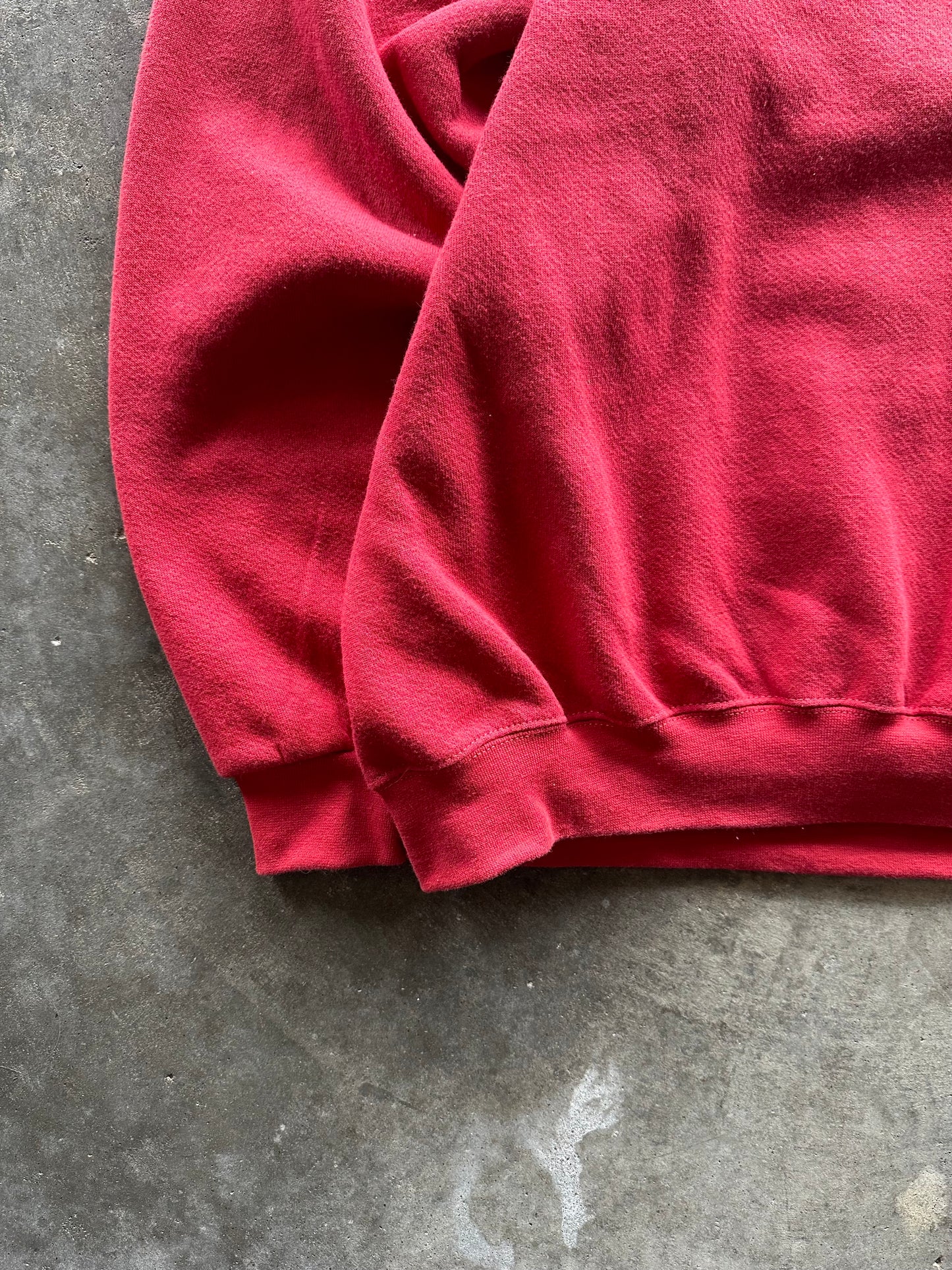 (XL) Vintage Lee Essential Red Sweatshirt